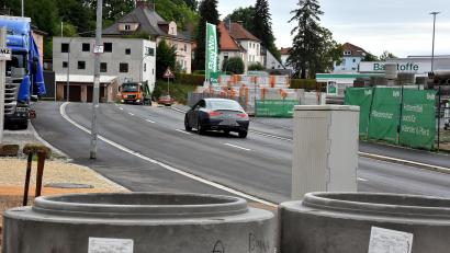 Bild: Stephan Huber
Die Sperrung in der Sulzbacher Straße in Amberg ist aufgehoben.