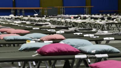 Bild: Petra Hartl
Die Turnhalle des Gregor-Mendel-Gymnasiums ist nicht länger Notunterkunft für ukrainische Flüchtlinge.