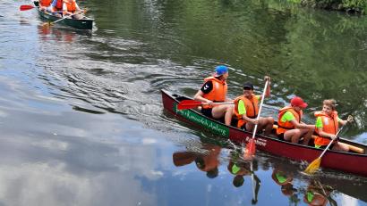 Bild: DJK Amberg/exb
In der letzten Ferienwoche startete der VC DJK Amberg ein fünftägiges Feriencamp mit 80 Kindern in Amberg.