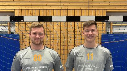 Bild: zyz
Bastian (links) und Julian Schaller tragen wieder das Trikot der HG Amberg.