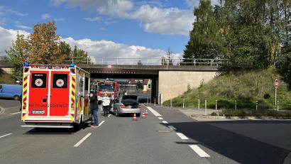 Bild: Polizeiinspektion Sulzbach-Rosenberg
An dieser Stelle in Sulzbach-Rosenberg kam es am Montag zu einem Unfall, bei dem sich eine Person leichte Verletzungen zuzog.
