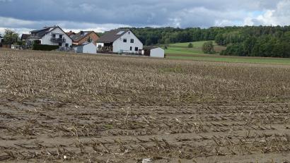 Bild: Houschka
Am östlichen Ortsrand von Knölling gibt es eine mehrere Hektar große Fläche, die der Gemeinde Fensterbach gehört und zu Bauland umgewidmet werden könnte. Wäre dies der Fall, kämen dort die neuen Grundstücks-Vergaberichtlinien erstmals zur Anwendung.
