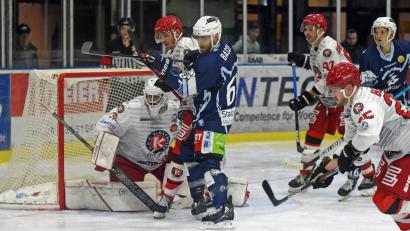 Archivbild: Gebert
Zweiter Sieg für die Blue Devils: Nach dem 5:0 am Freitag gegen den EHC Klostersee (Szene) gewannen die Weidener auch am Sonntag bei den Memmingen Indians mit 6:1.