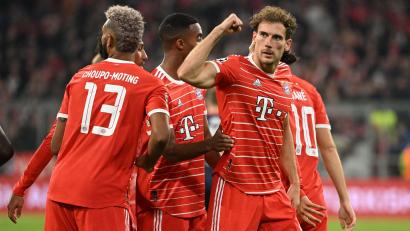 Bild: Sven Hoppe/dpa
Leon Goretzka (rechts) und seine Kollegen fühlen sich stark genug für Dortmund.