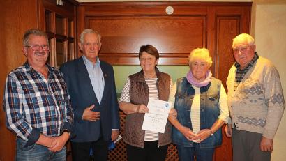 Bild: gru
Beim Gesangverein Königstein und Umgebung wurden einige Ehrungen nachgeholt.