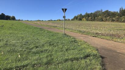 Bild: wro
Für die Sanierung des Radwegs in Herzogöd (Marktgemeinde Fuchsmühl) stellt die Regierung eine Förderung in Aussicht. Gestartet wird das Projekt - gefordert wird ein Vollausbau - aber erst im kommenden Jahr.