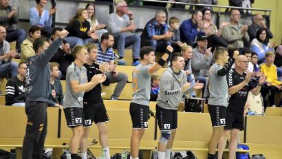 Archivbild: Hubert Ziegler
Unterstützung von der Bank für die HG Amberg. Am Sonntag gehts zum TV Altdorf.