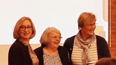 Bild: Frauenbundbezirk/exb
Brigitte Reiser (links), Irene Zeller (Mitte) und Elisabeth Spörer verzichten aus persönlichen beziehungsweise formellen Gründen auf eine erneute Kandidatur.