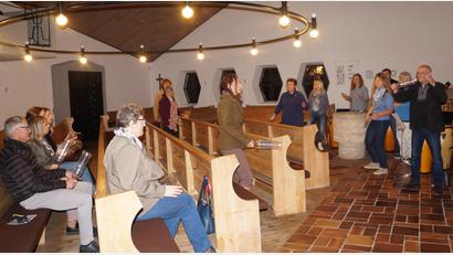 Bild: wel
Schwung brachte die Percussion Group aus Regenstauf in die Auferstehungskirche.