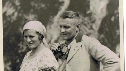 Repro: Wilhelm Hartung
Anton Wurzer mit seiner ersten Frau Emma. Repro: Wilhelm Hartung