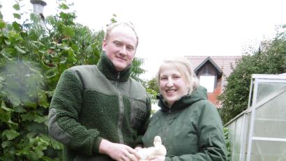 Bild: mma
Nadine und Florian Weiß lieben nicht nur ihre Entenküken.