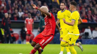 Bild: Sven Hoppe/dpa
Ansatzlos in den Winkel: Eric Maxim Choupo-Moting traf gegen Inter Mailand wunderschön zum 2:0 für den FC Bayern. Die Treffsicherheit des Kameruners verblüfft derzeit Gegner wie Mitspieler.