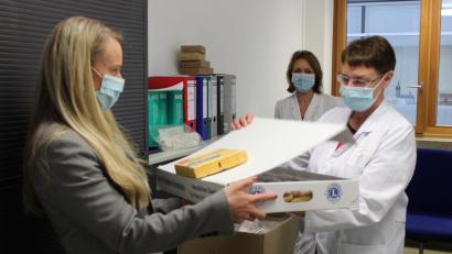 Archivbild: Eva-Maria Rauch/Kliniken Nordoberpfalz
Schon im vergangenen Jahr wurden die Krapfen vielerorts gern angenommen: So zum Beispiel im Klinikum Weiden.