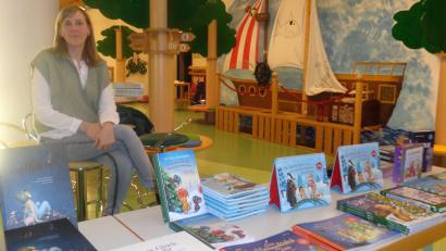 Bild: Kindergarten St. Martin
Mit Märchen und Geschichten war Karin Wilnauer in den Kindergarten gekommen.