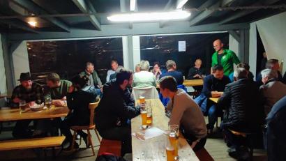 Bild: hme
Fast alle Plätze waren beim Zoiglabend in Neudorf besetzt