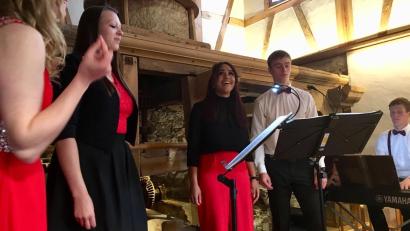 Bild: gri
Das Ensemble Horising beim italienischen Abend in der Molzmühle