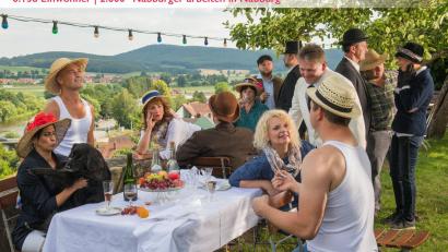 Bild: Netzwerk Nabburg/exb
Das Bild aus der Imagekampagne ist Elisabeth Troidls Favorit, weil es viel Hirnschmalz gekostet hat, den Dreh zu Arbeiten in Nabburg zu finden.