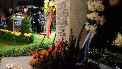 Bild: Kunz
Gedenkfeier in der Konrad-Adenauer-Anlage.