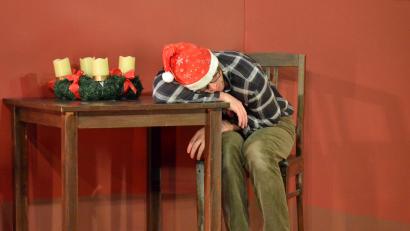 Bild: Sebastian Worch/exb
Als der Weihnachtsmann vom Himmel fiel ... diese Stück ist im Stadttheater Amberg zu sehen.