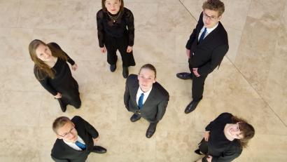 Bild: Henriette Jopp/exb
Das Vokalensemble Voicemade singt am Sonntag, 4. Dezember, um 16 Uhr im Amberger Stadttheater.