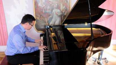 Archivbild: do
Yuuki Oba gastierte bereits mehrmals im Musiksaal des Klosters Speinshart .