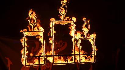 Archivbild: dob
Die Besucher können sich am Freitagabend wieder auf eine atemberaubende Feuershow der Waidhauser Gruppe "Public Surprise" einstellen.