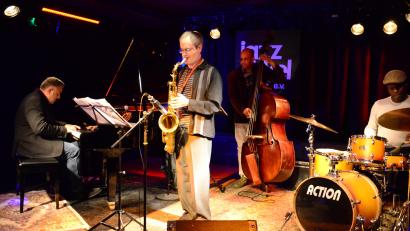 Bild: Kunz
Rick Margitza und das Jermaine Landsberger Trio.
