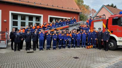 Bild: Tobias Süß/exb
Bestanden: Die 31 Teilnehmer an der Bayerischen Jugendleistungsprüfung.