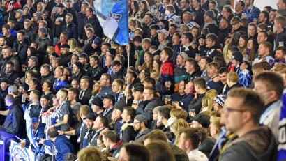 Archivbild: Gebert
Beim "Family Day" der Blue Devils Weiden ist am Sonntag mit einer ausverkauften Hans-Schröpf-Arena zu rechnen.