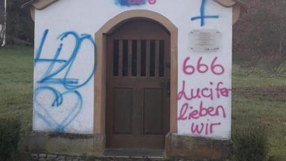 Bild: bk
Stark geschändet wurde die Kapelle in Rothaar.