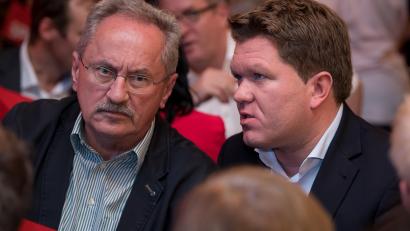 Archivbild: Sven Hoppe
Florian Post (rechts) mit seinem engen politischen Freund, dem früheren Münchener Oberbürgermeister Christian Ude. Auch wenn beide nicht mehr derselben Partei angehören, bleibe der Kontakt sehr eng, versichert Post.