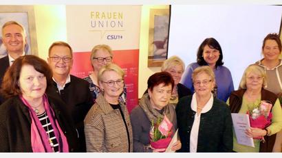Bild: Frauen Union Amberg/exb
Bei der Frauen-Union Amberg gab es Ehrungen (von links): Marianne Radde-Kneißl, Harald Schwartz, Martin Preuß, Susanne Herding, Margit Wittmann, Evi Bauer-König, Christa Beck, Gunda Scherer, Barbara Gerl, Irene Zeller und Karin Müller-Popp.