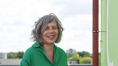 Bild: Anja Schlamann/exb
Schriftstellerin Ulrike Anna Bleier ist in Köln und in der Oberpfalz zu Hause.