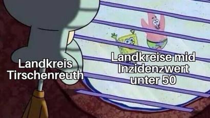 Screenshot: instagram.com/meme.tir
Auf der Seite "Memes Tirschenreuth" scherzen vier junge Frauen über ihren Landkreis.