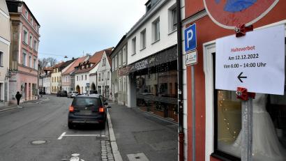 Bild: Stephan Huber
In der Oberen Nabburger Straße (Ecke Münzgäßchen) kommt es am Montag zu Beeinträchtigungen des Straßenverkehrs.
