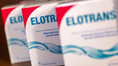 Bild: Lena Lachnit/dpa
Das Durchfallmedikament "Elotrans" ist stark gefragt.
