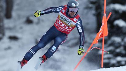 Bild: Gabriele Facciotti/AP/dpa
Aleksander Aamodt Kilde aus Norwegen in Aktion.