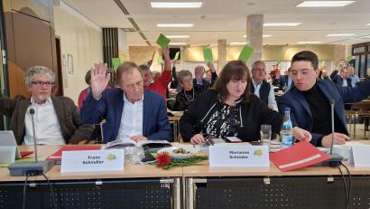 Bild: Thomas Dobler
Überwiegend einstimmig präsentierte sich der Kreistag des Landkreises bei den Abstimmungen in der letzten Sitzung des Jahres 2022.