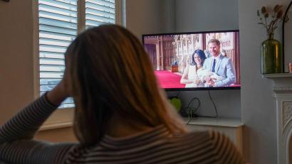 Bild: Jacob King/PA/AP/dpa
Die Doku-Serie „Harry & Meghan“ ist in sechs Episoden aufgeteilt.