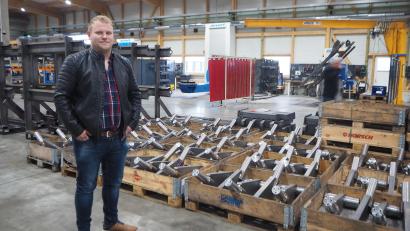 Bild: bl
Josef Hanauer hat sich in nur wenigen Jahren mit seiner Metallbau-Firma in Stulln etabliert.