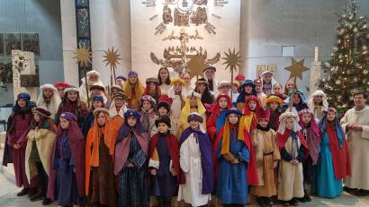 Bild: e
Die Sternsinger sind auch in Kümmersbruck unterwegs.