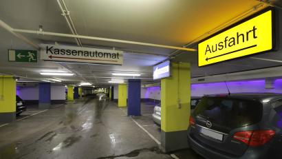 Bild: Wolfgang Steinbacher
Auch in der Altstadtgarage am Bahnhof in Amberg wird das Parken teurer.