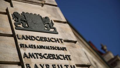 Bild: Daniel Karmann/dpa
Außenansicht des Landgerichts Bayreuth.