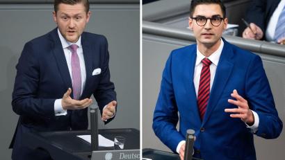 Symbolbild: Carstensen/von Jutrczenka/dpa
Wolfgang Stefinger (l) und Sepp Müller haben ihre Liebe öffentlich gemacht.