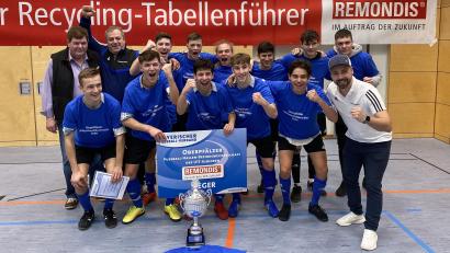 Bild: exb
Die U17 der SpVgg SV Weiden ist neuer Futsal-Bezirksmeister.