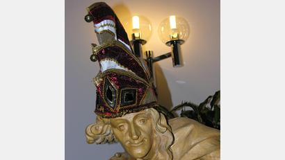 Bild: bö
Sogar der Jüngling, der Lieblings-Moriskentänzer der Schmidmühlener, hat auf den Faschingsmodus umgestellt.