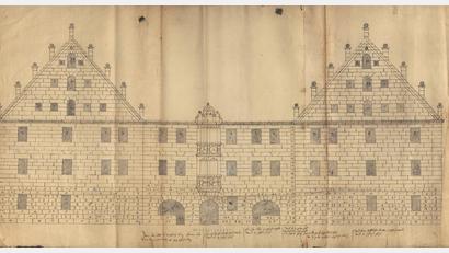 Bild: Susanne Schwab/Stadt Amberg
Diese Zeichnung bringt Licht in die Frühzeit der Regierungskanzlei in Amberg.