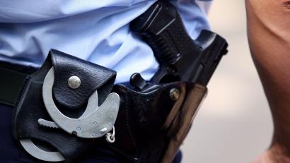 Symbolbild: Oliver Berg/dpa
Im Amberger Ortsteil Speckmannshof ist es im vergangenen Jahr zu einem Schusswaffeneinsatz gekommen.