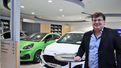 Bild: td
Inhaber Wolfgang Bähnk in der vergrößerten Ausstellungshalle mit 450 Quadratmetern.