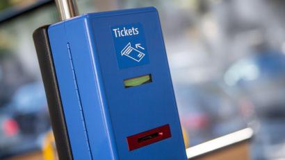 Bild: Lino Mirgeler
Blick auf einen Ticketautomaten der Münchener Verkehrs Gesellschaft (MVG). Foto: Lino Mirgeler/dpa/Archivbild